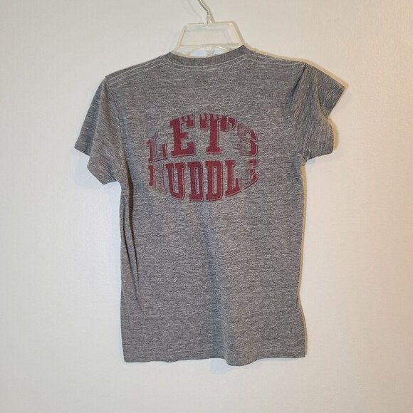 FSU Let's Huddle T-Shirt Gray Cotton‎ Blend Size Small Football - Picture 6 of 7